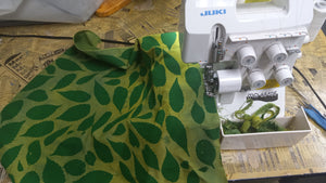 Greens Cotton Leaves printed Bandana