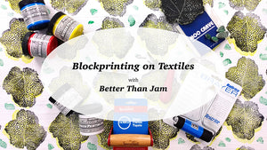 VIRTUAL Intro to Blockprinting on Fabric Workshop