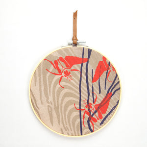 Embroidery Ring Fiber Wall Art