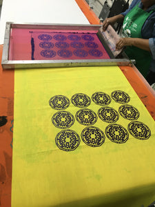Textile Screenprinting Private Workshop: Repeat Pattern Printing