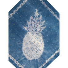 Load image into Gallery viewer, Stitching Resist Shibori + Embroidered Fabric; The Pineapple