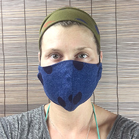 2 Layer Eco Friendly Antibacterial Masks: medium weight