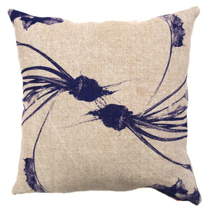 Dancing Beets Print Heavy Basketweave Linen Pillows