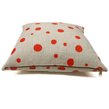 Load image into Gallery viewer, Polka Dot Basketweave Heavy Linen Throws Pillows