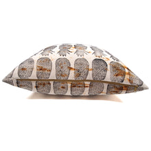 Load image into Gallery viewer, Rust Dyed Pineapple Block Print Pillow // Made to Order