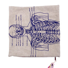 Load image into Gallery viewer, Skeleton Basketweave Heavy Linen Throw Pillows