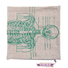 Load image into Gallery viewer, Skeleton Basketweave Heavy Linen Throw Pillows