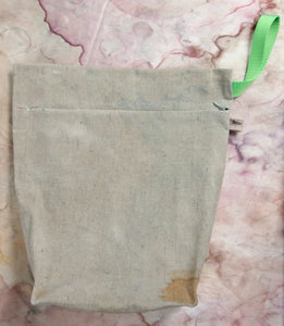 Waxed Dropclothe Zip Pouches in various sizes
