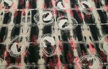 Load image into Gallery viewer, Black Linen Anti Shibori Dyed Printed with Almond Shells and Chestnuts