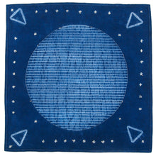 Load image into Gallery viewer, Stitching Resist Shibori + Embroidered Fabric; Moon