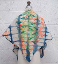 Load image into Gallery viewer, Cotton Triangle Scarf: Orange