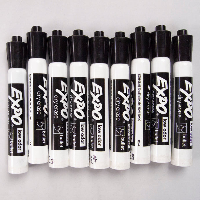 Black Dry Erase Markers