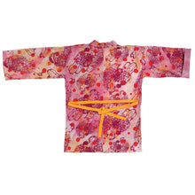 Load image into Gallery viewer, Reds Silky Bamboo Kimono Style Wrap with Chickens