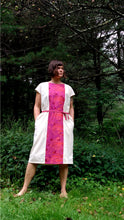 Load image into Gallery viewer, Panel Dress with Magenta