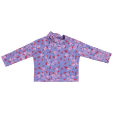 Load image into Gallery viewer, Purple Linen Pullover with Popped Collar