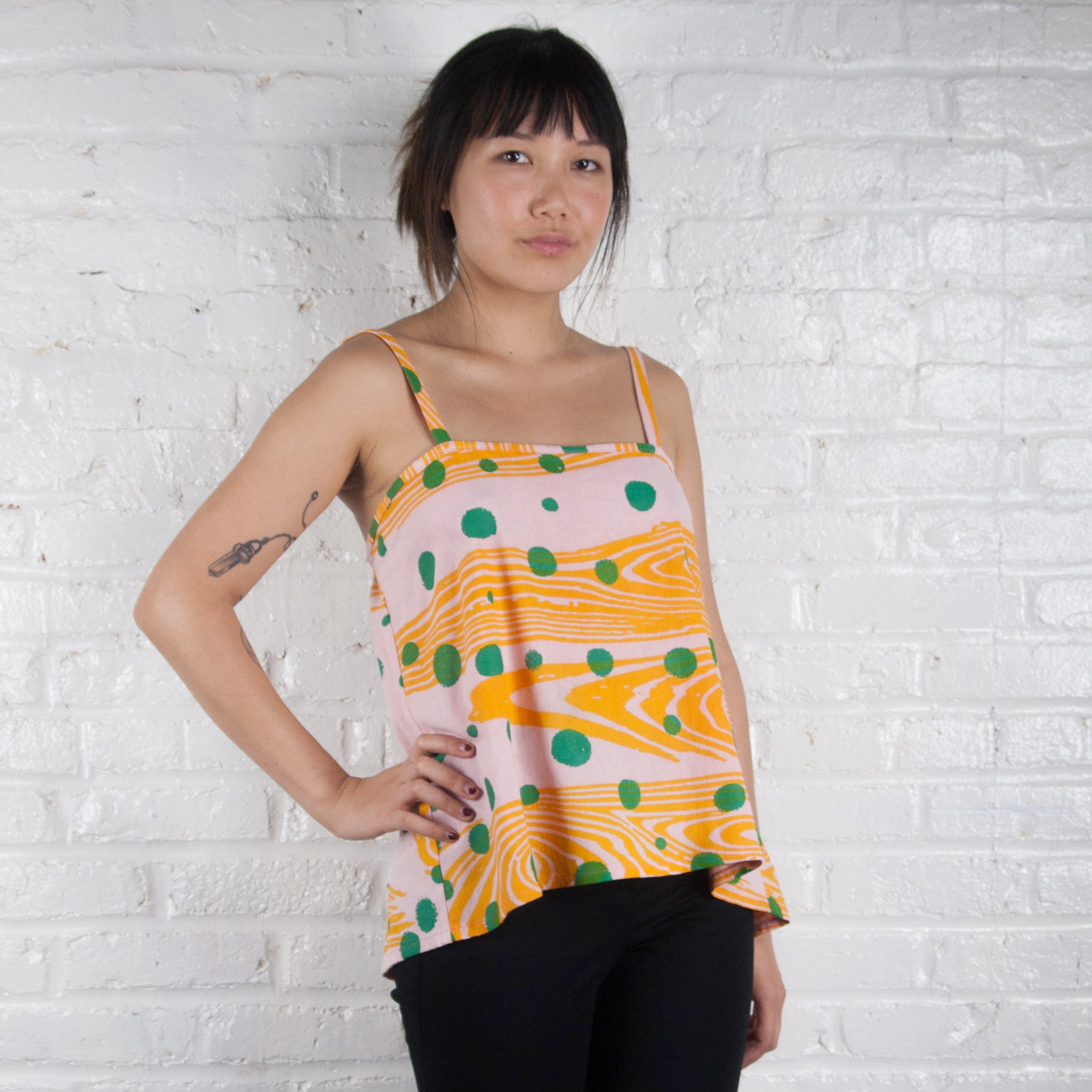 Summer linen tank