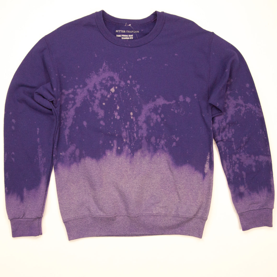 Sale Bin Anti Dye Sweatshirt // Purple