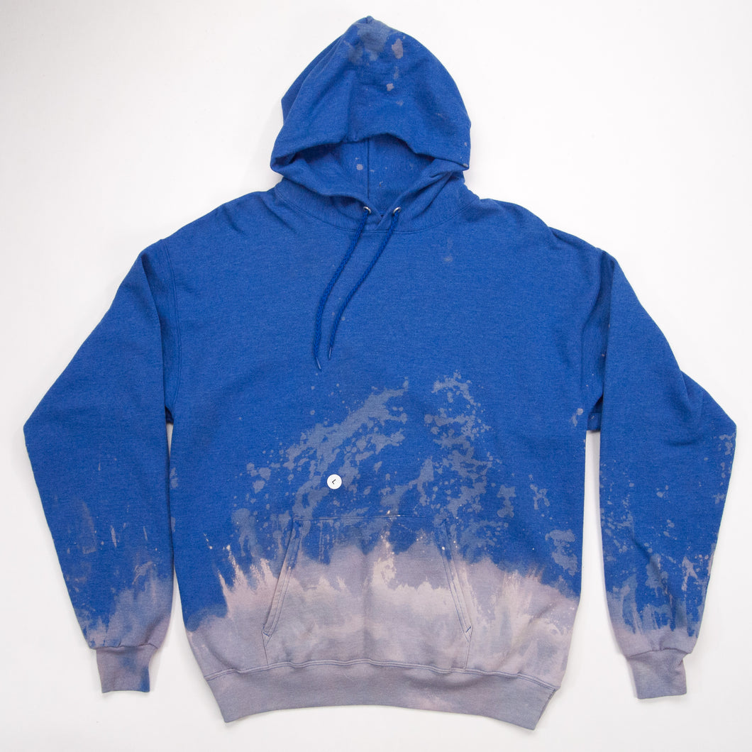 Sale Bin Hooded Anti Dye Sweatshirt // Glacier Blue