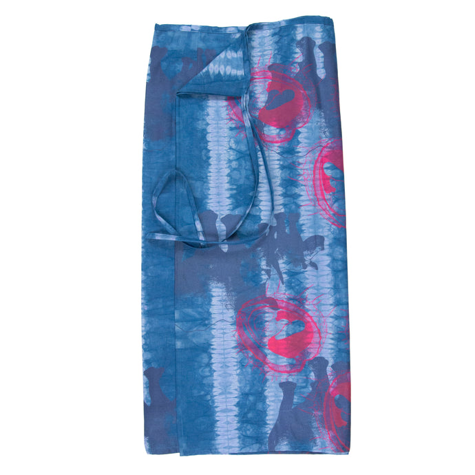 Sarong purple and blue