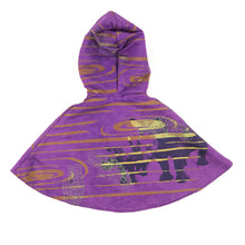 Load image into Gallery viewer, Kids Hooded Cape // Purple