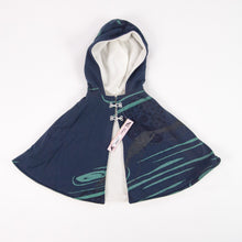 Load image into Gallery viewer, Kids Hooded Cape // Navy Blue