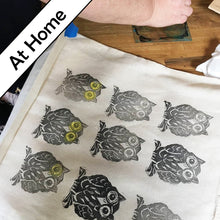 Load image into Gallery viewer, VIRTUAL Intro to Blockprinting on Fabric Workshop