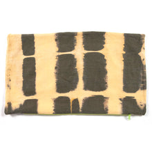 Load image into Gallery viewer, Heavy Olive Linen AntiDyed Shibori Throw Pillows