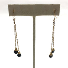 Load image into Gallery viewer, Onyx Dangling Earrings