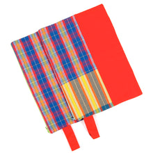 Load image into Gallery viewer, Overnight or Travel Extra Large Bag // Orange Plaid