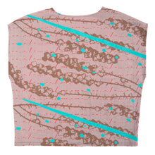 Load image into Gallery viewer, Cotton Linen Top // bellflower, morse code, and fawn print