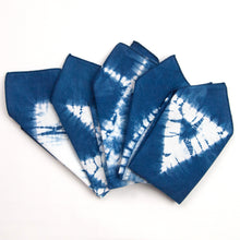 Load image into Gallery viewer, Indigo Dyed Linen Hanky
