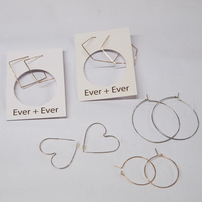 Fine Light Weight Hoop Earring